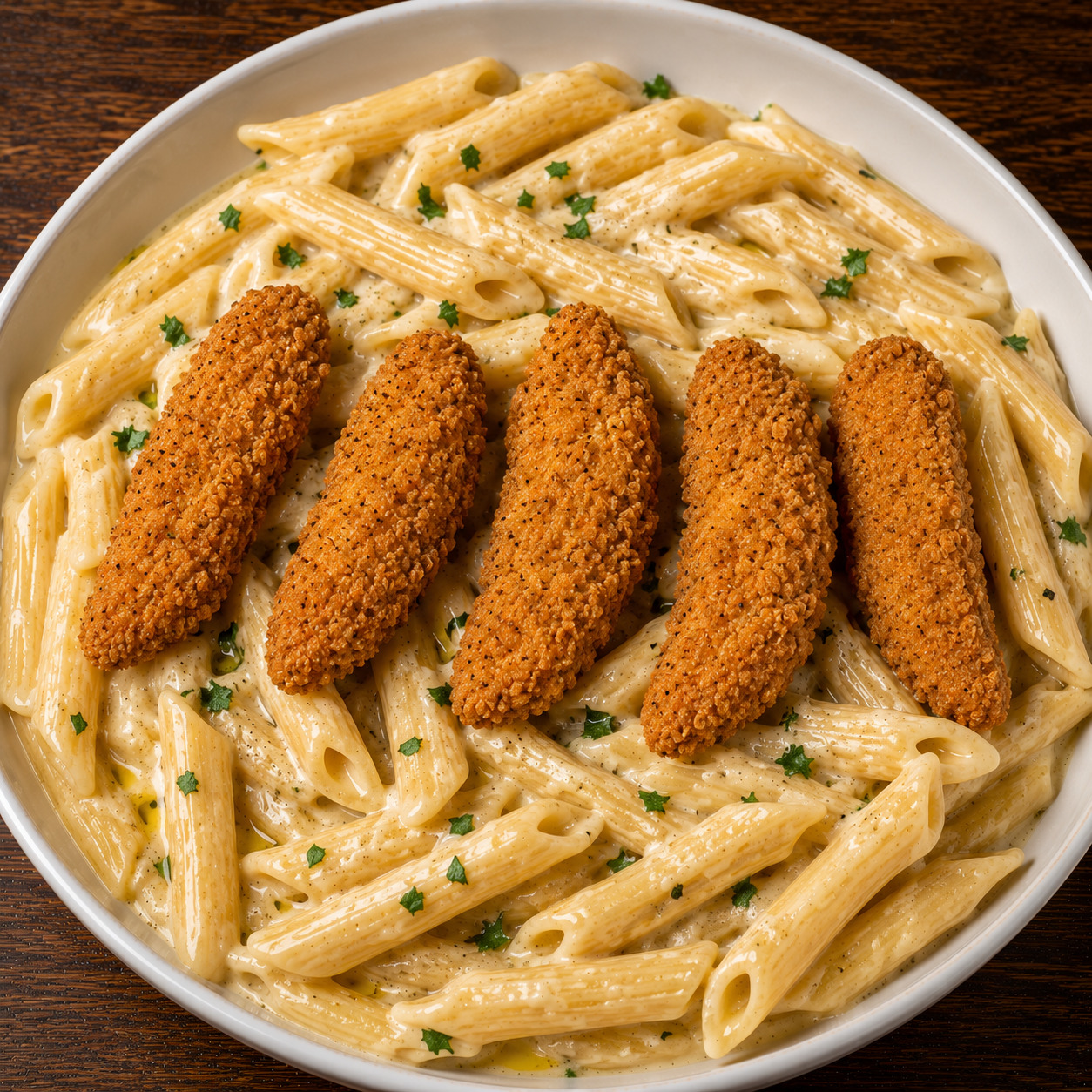 Çıtır Tavuklu Penne
