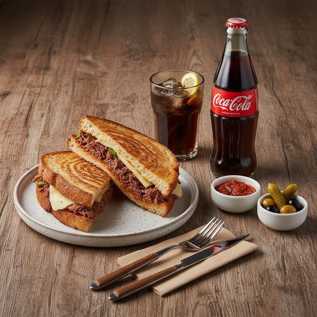 Kavurmalı Tost Coca-Cola Menü