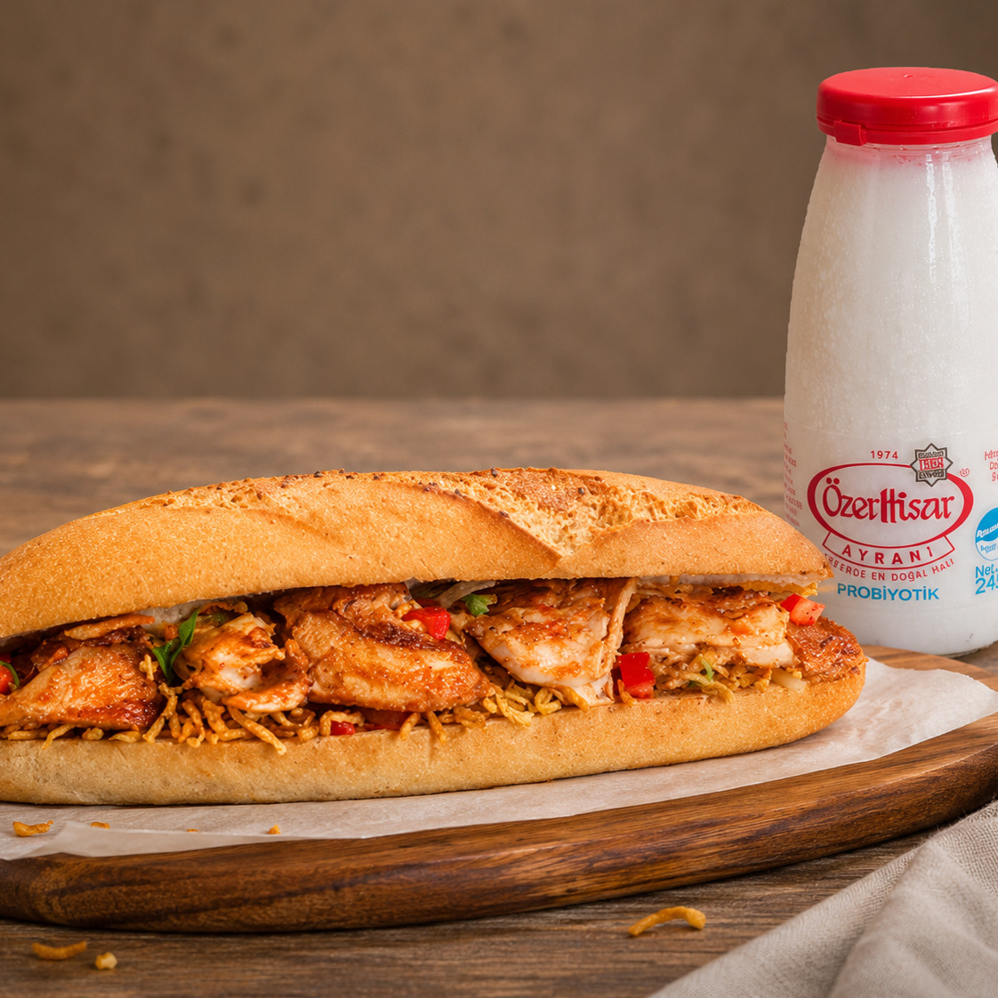 Tavuk Döner Ayran Menü