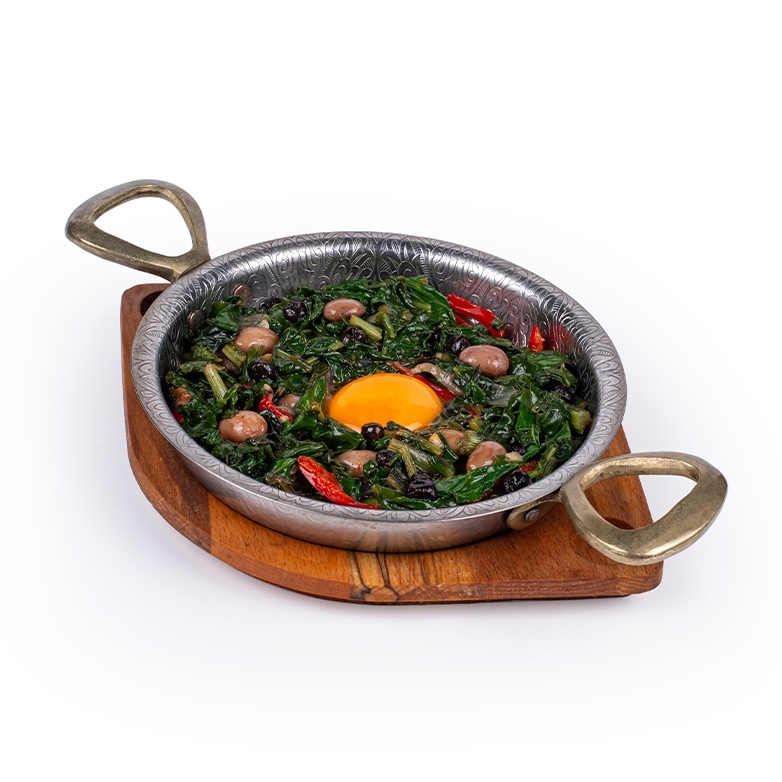 Tereyağlı Yumurtalı Pazı Kavurma