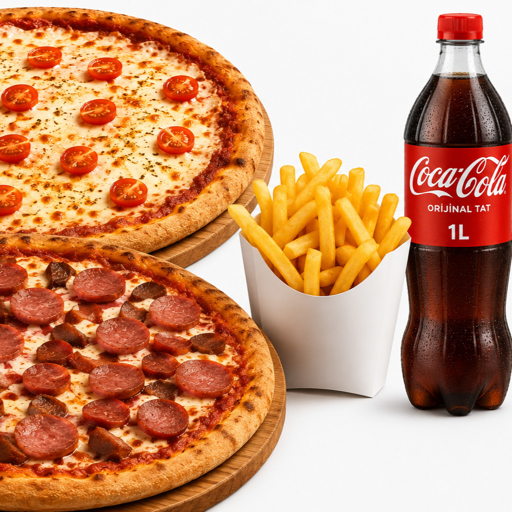 2 Li Doyuran Hamm - Pizza Menü