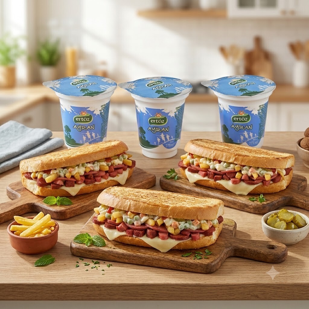3'lü Bomba Tost Menü