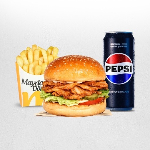 Tavuk Döner Burger Menü