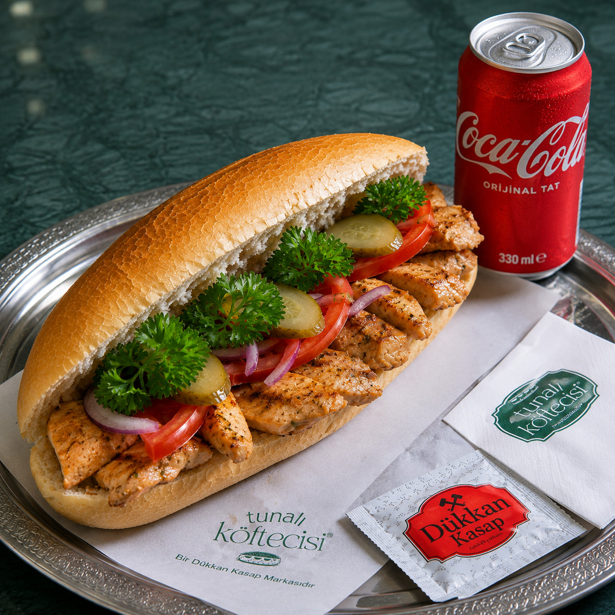 Ekmek Arası Tavuk Menü