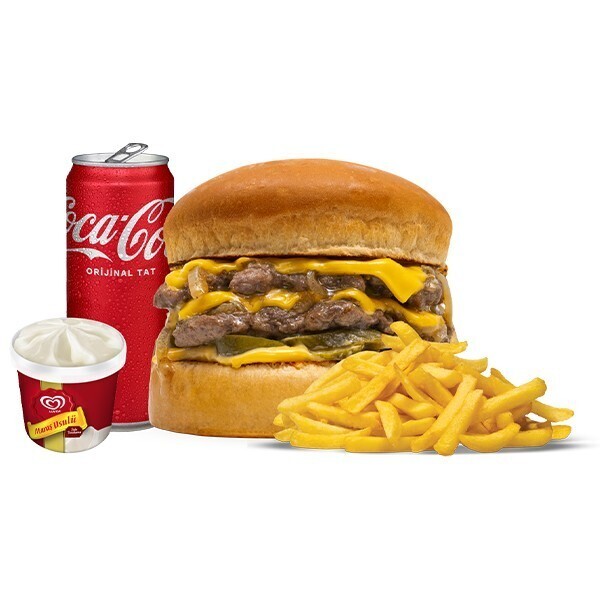 Algida Menüsü (Smash Double Burger Menü)