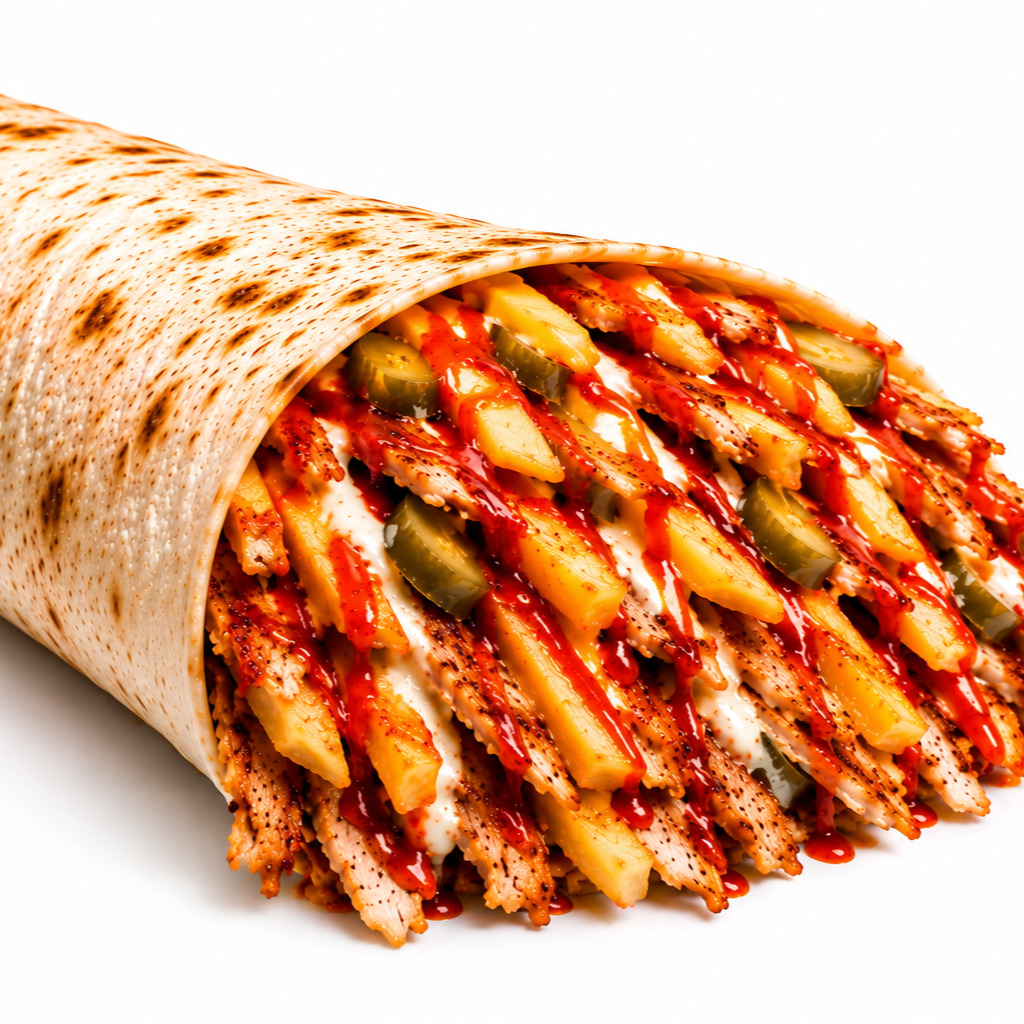 Acı Soslu Zurna Tavuk Döner Dürüm