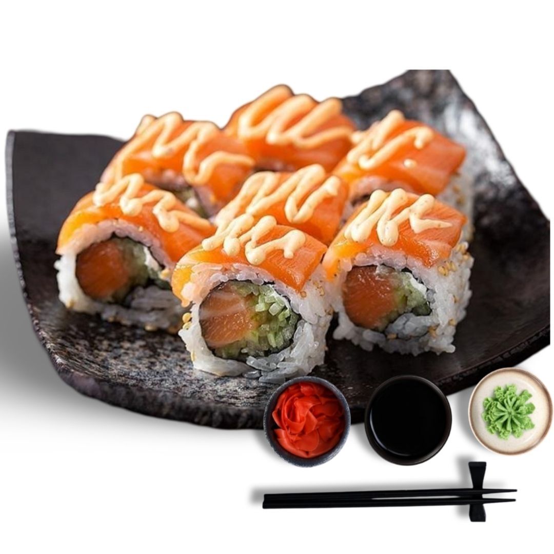 167- Special Spicy Salmon Roll (8 Pcs.)