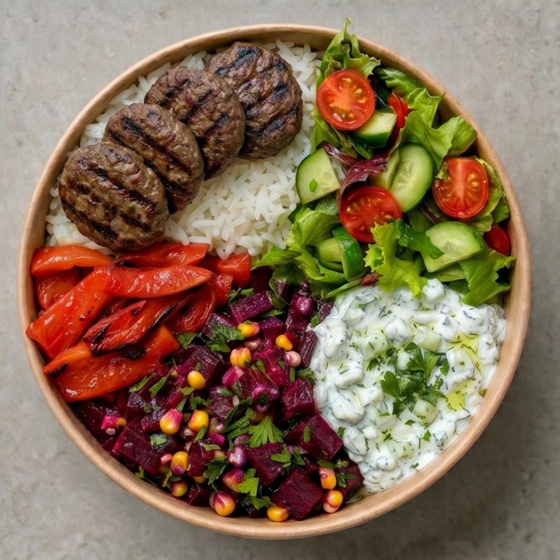 Köfteli Basmatico Bowl