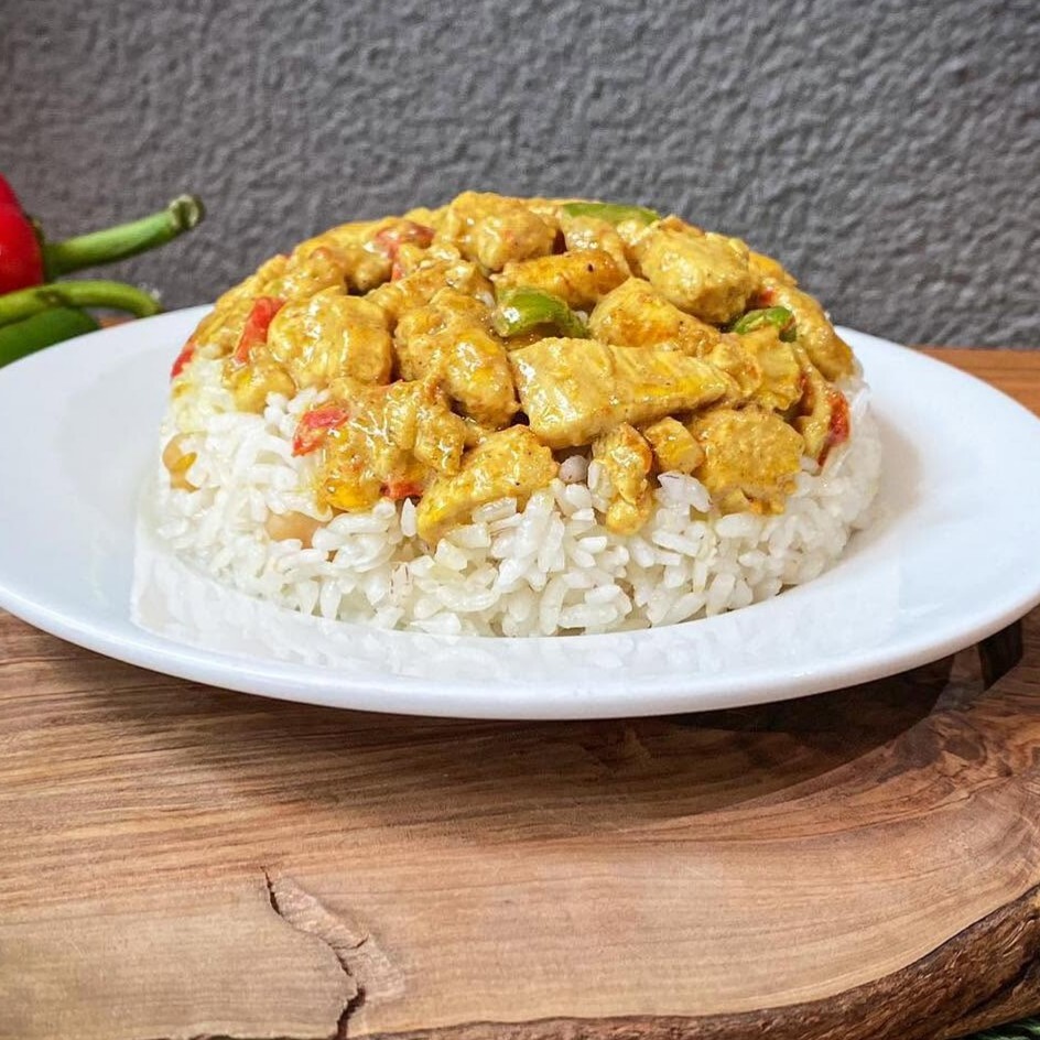 Körili Tavuklu Pilav (350 gr) NOHUTLU