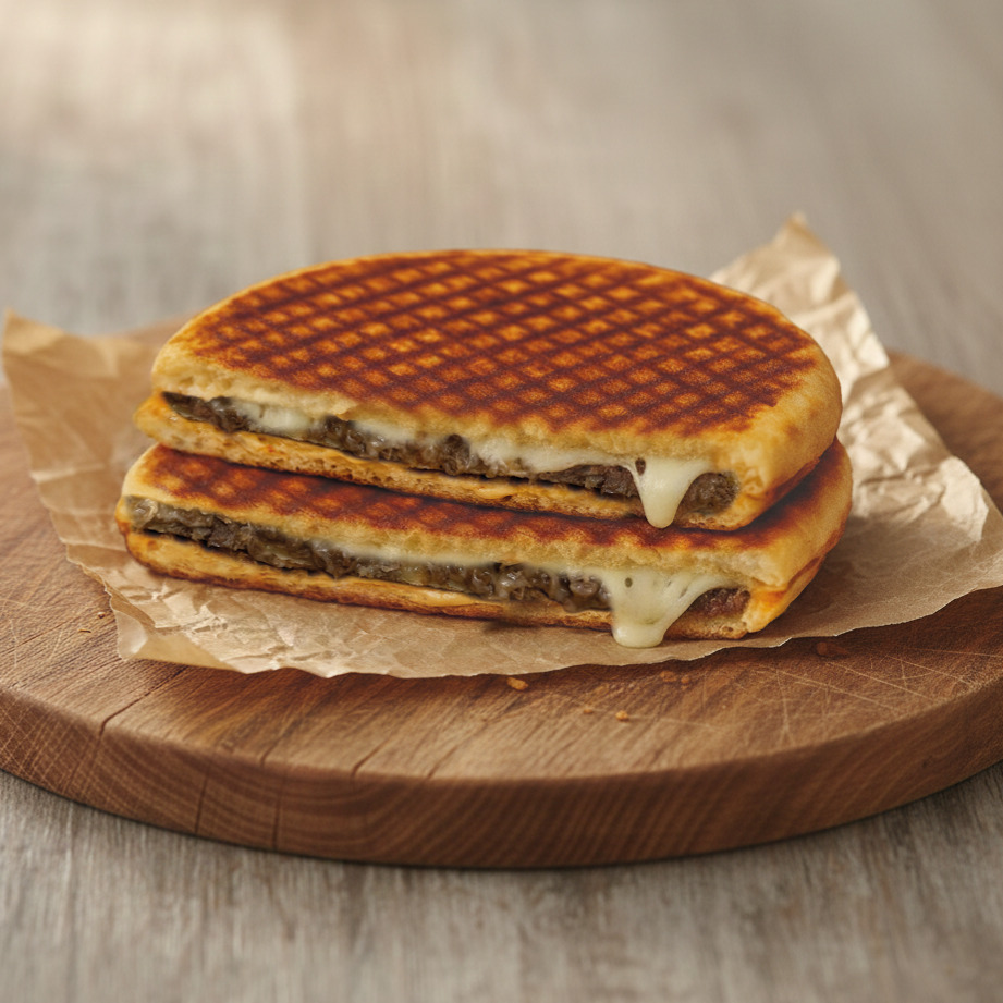 Kavurmalı Kaşarlı Tost