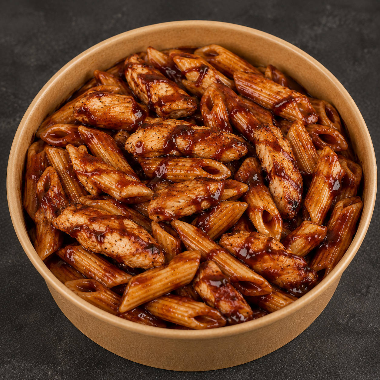 Tavuklu Barbekü Soslu Penne Makarna