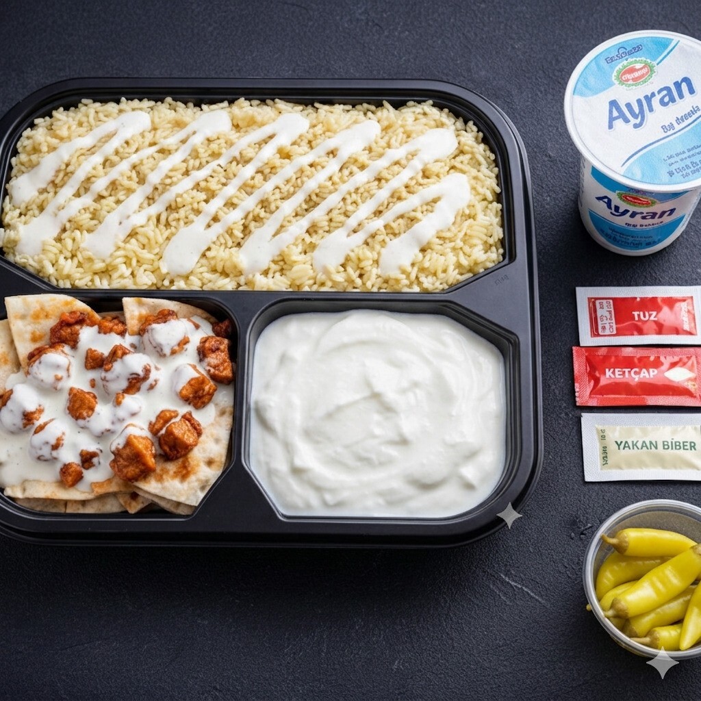 Ranch Soslu Tavuk Sote Pilav Menü (Lavaşlı Seri)