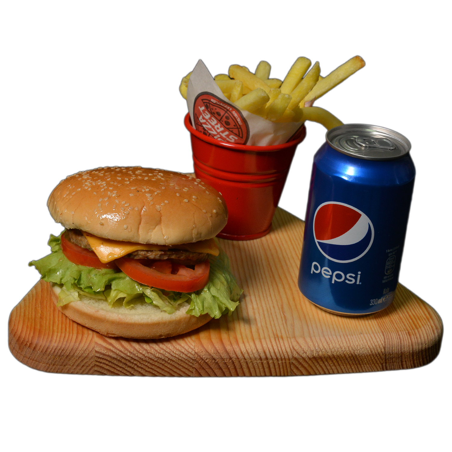 Cheeseburger Menü