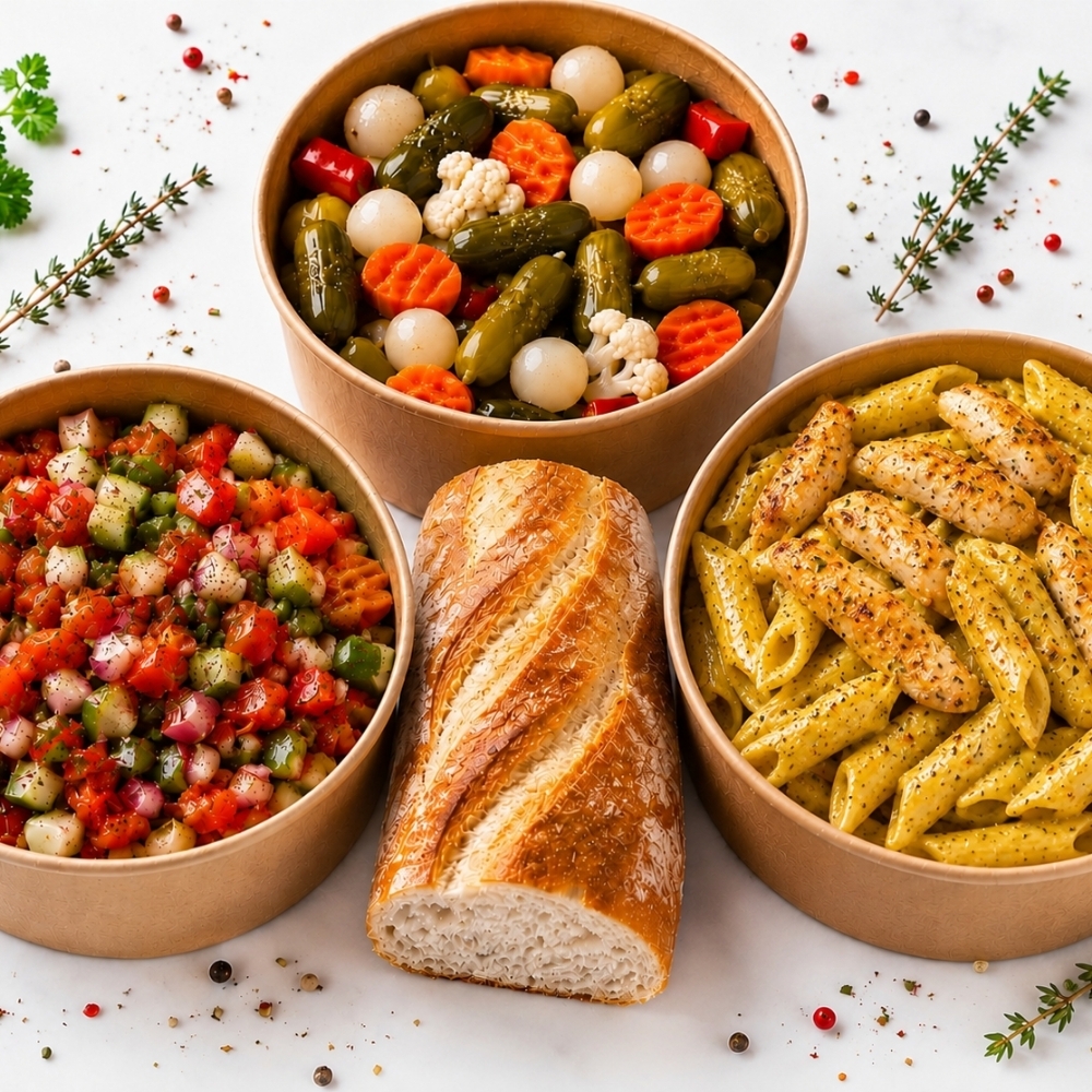 Köri Soslu Tavuk & Penne Bowl