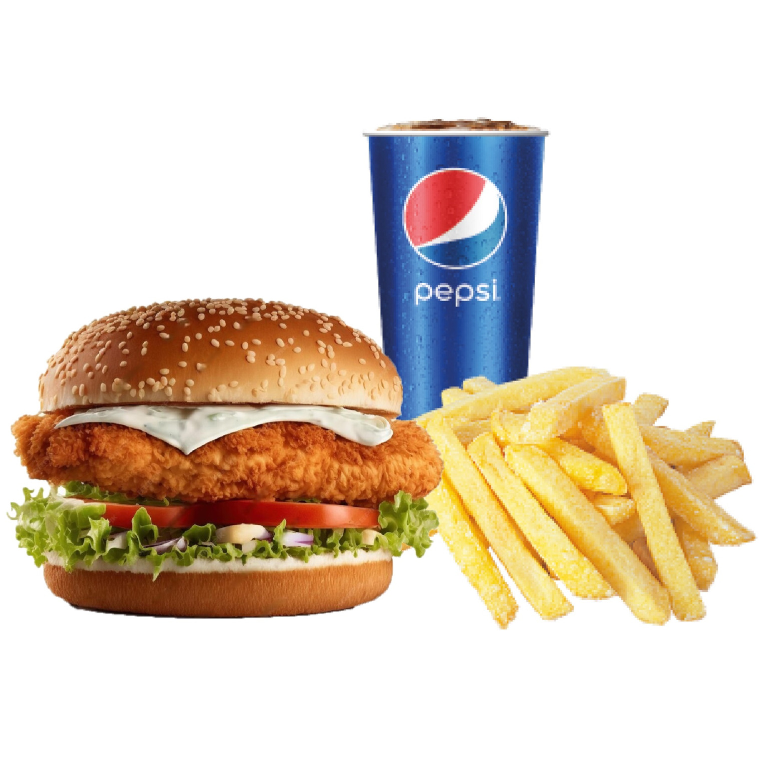 Tavuk Burger Menü