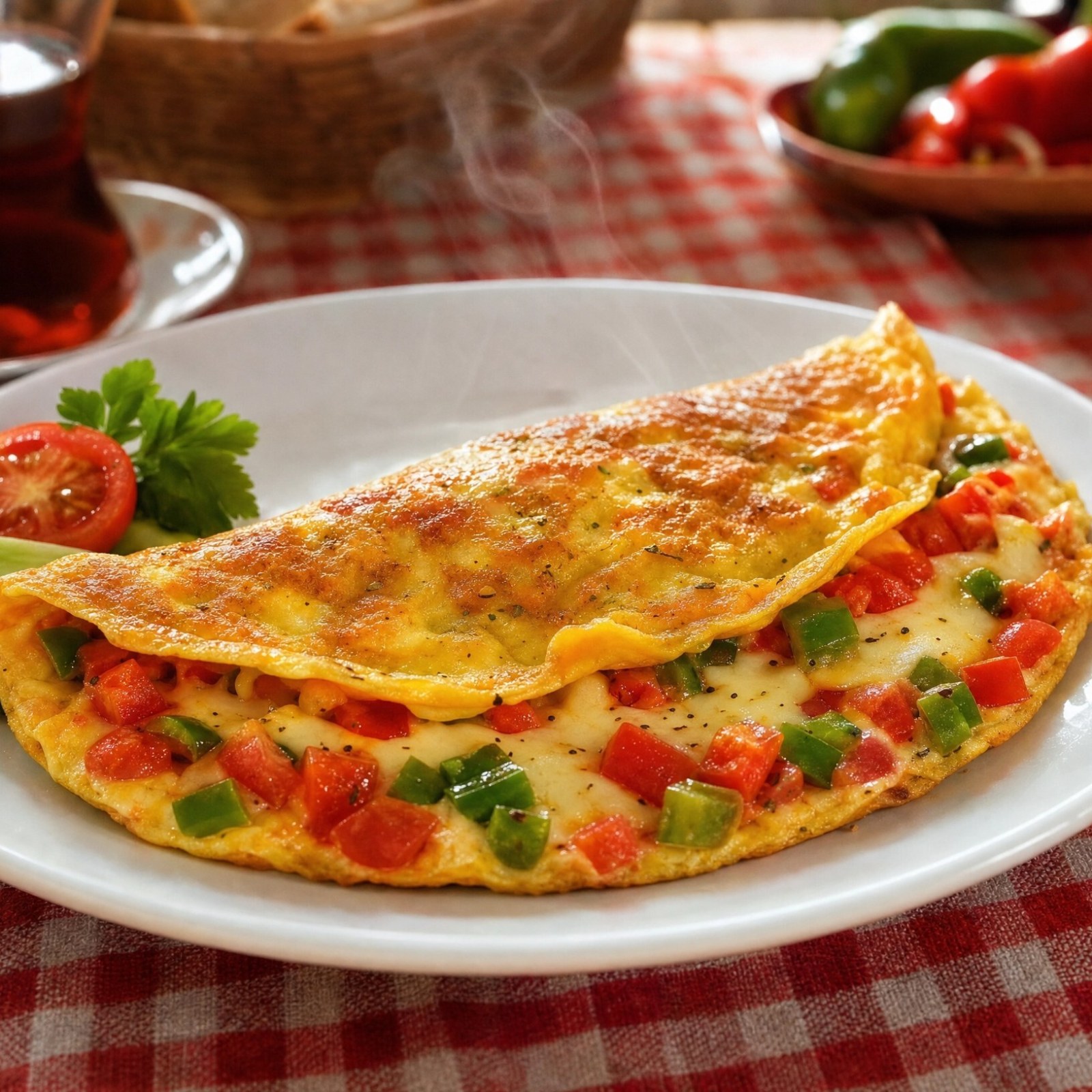 Sebzeli Omlet