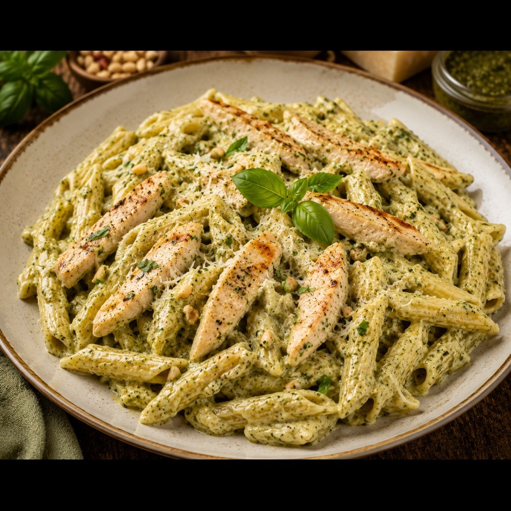 Pesto Soslu Penne Makarna