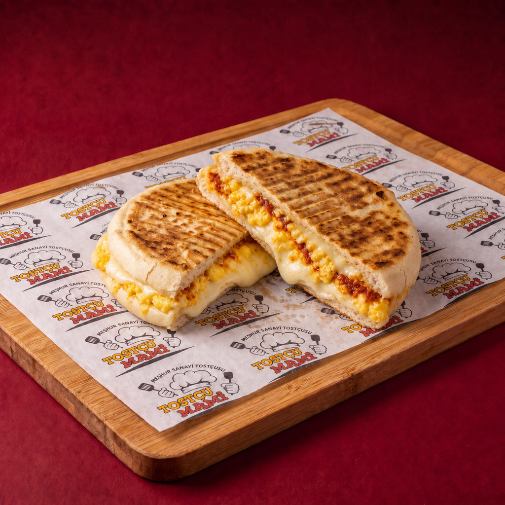 Bazlamalı Yumurtalı Kaşarlı Tost