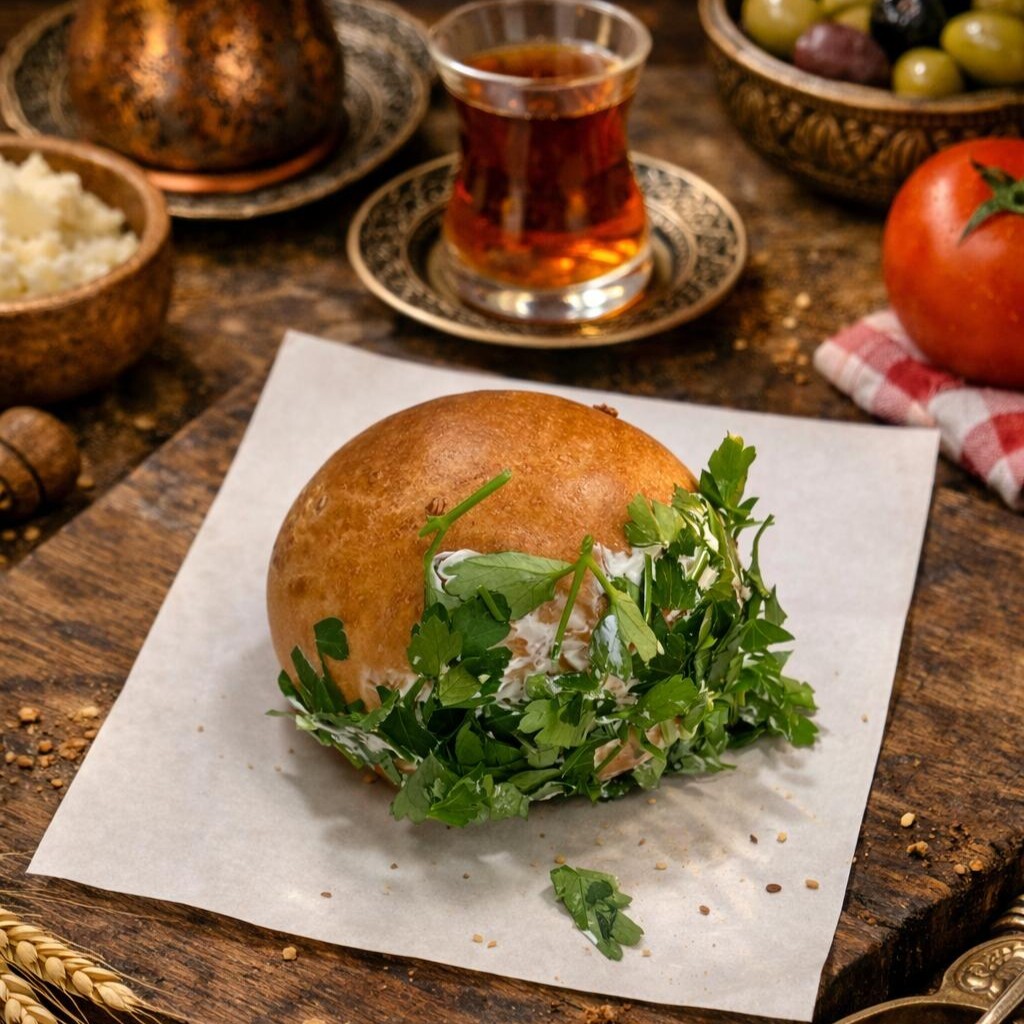 Sakallı Peynirli Poğaça
