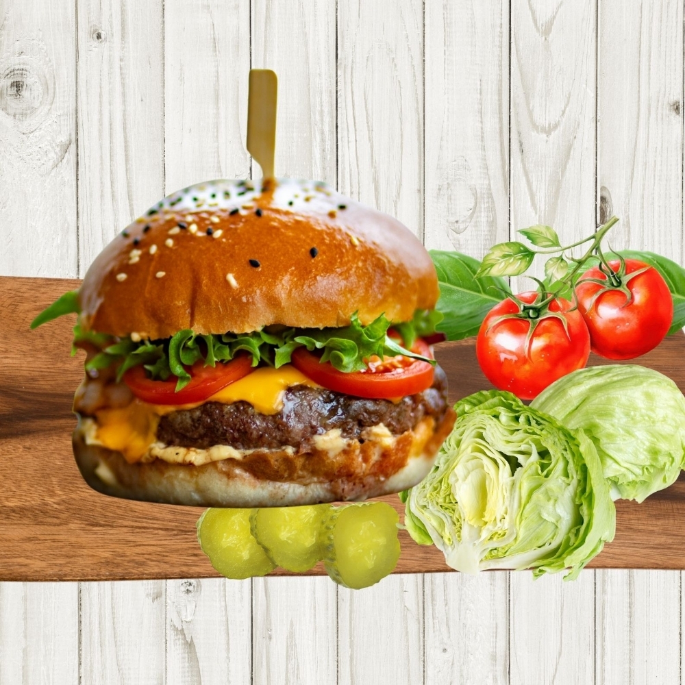 Cheeseburger + 330 ml Coca-cola