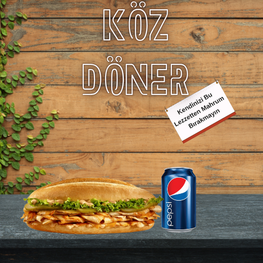 Tavuk Ekmek Kola Menü