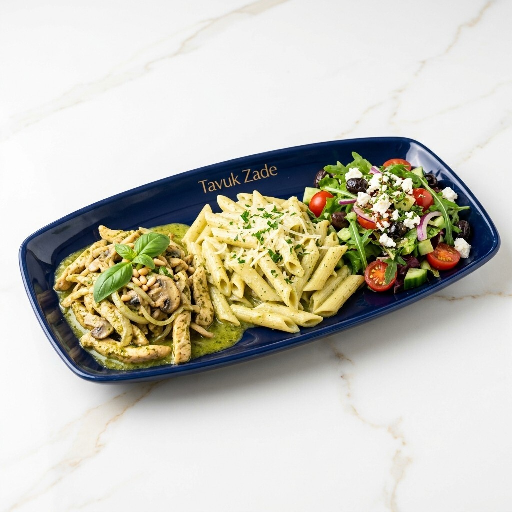 Pesto Soslu Tavuk