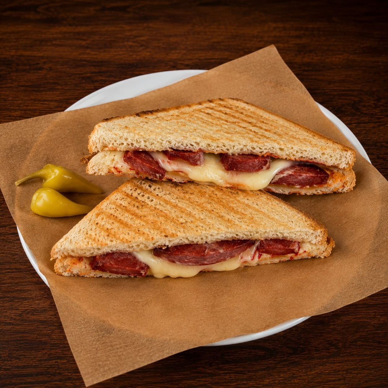 Manda Sütlü Özel Ekmekte Karışık Tost