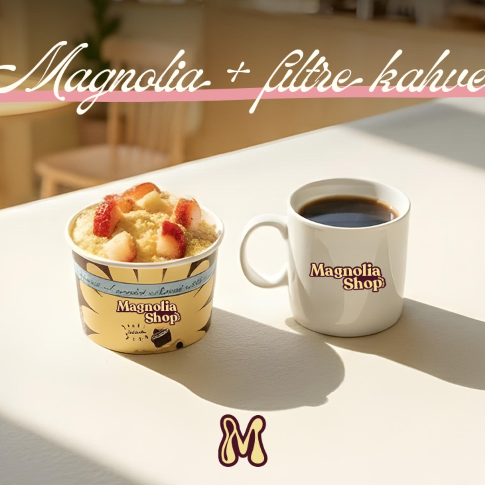 Muzlu Magnolia + Filtre Kahve