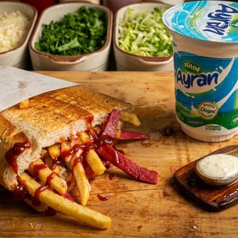 Patso Sosisli Karışık + 175 ml Ayran