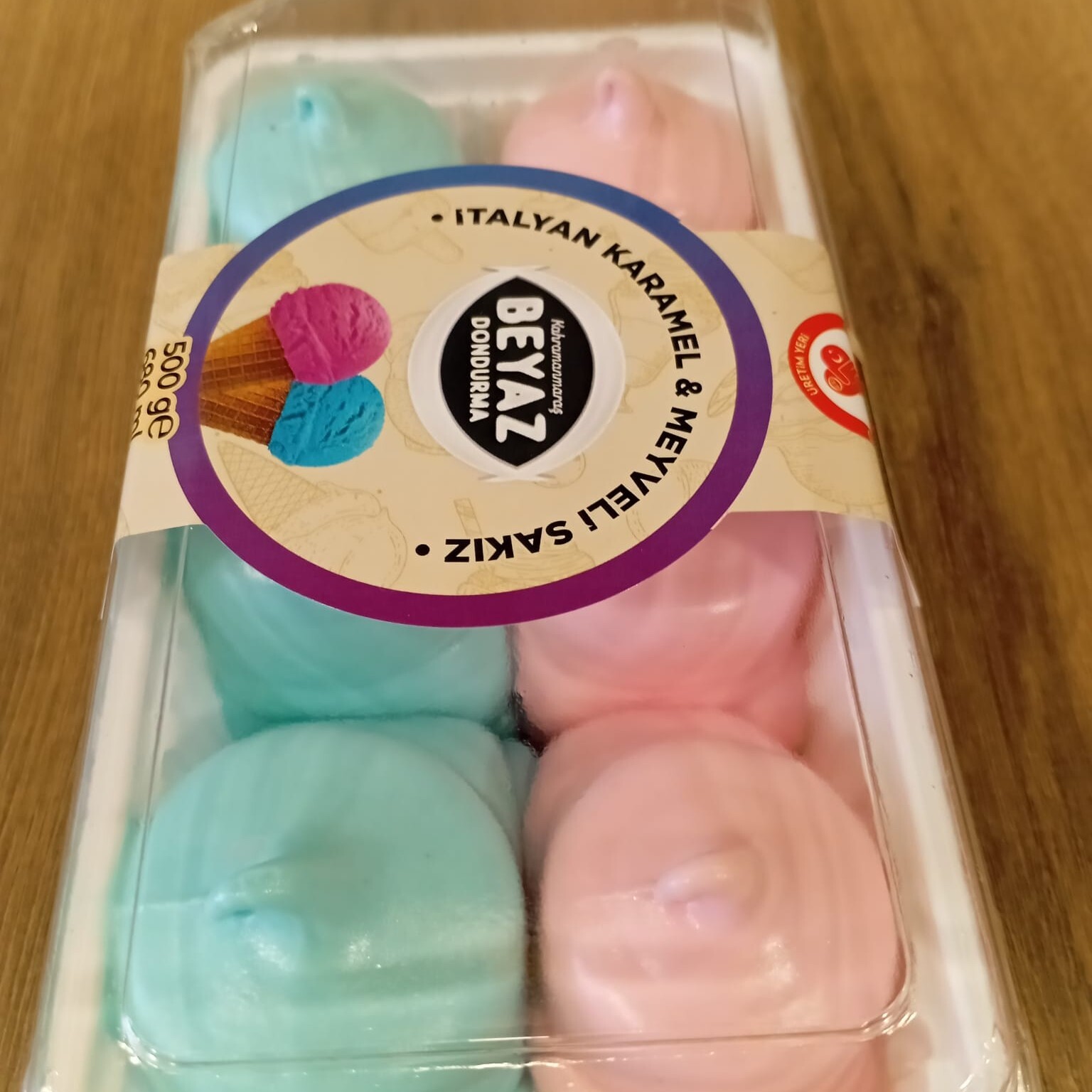 İtalyan Karamel ve Meyveli Sakızlı 500gr