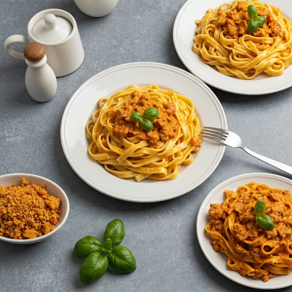 Kremalı Mantarlı Fettuccine