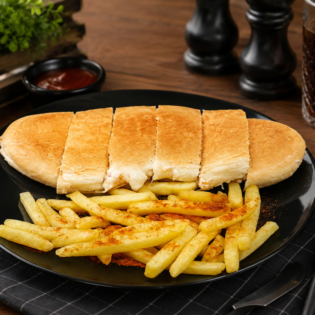 Kaşarlı- Sucuklu Tost