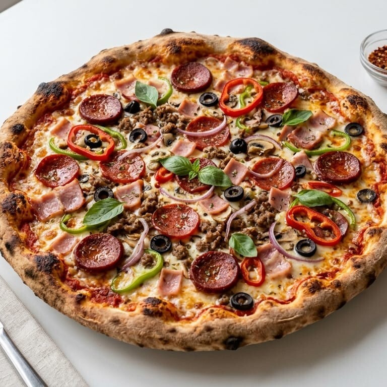 Karışık Etli Pizza(Orta Boy)