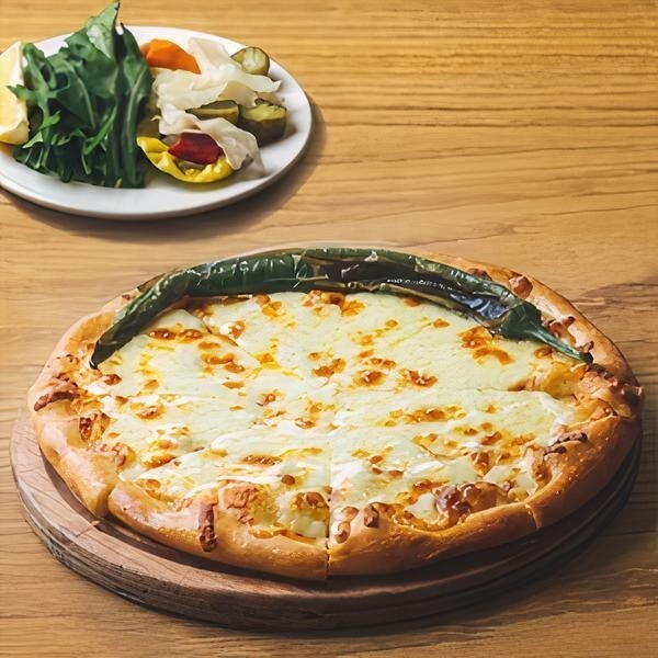 Yuvarlak Peynirli Pide (Açık)