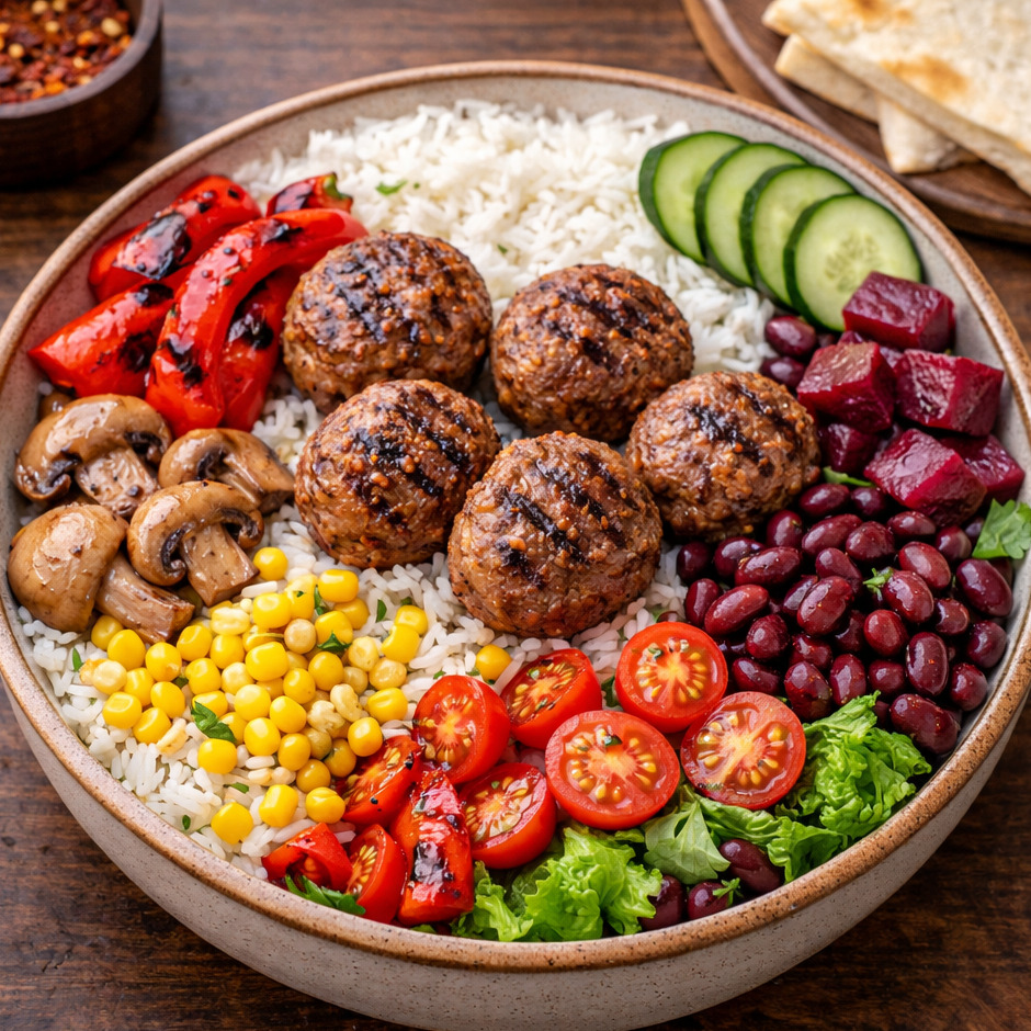 Köfte Basmati Bowl