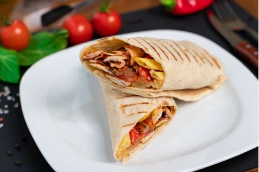 Çift Lavaş Tavuk Döner Dürüm bazuka35 doyurucu favori ürünümüz.