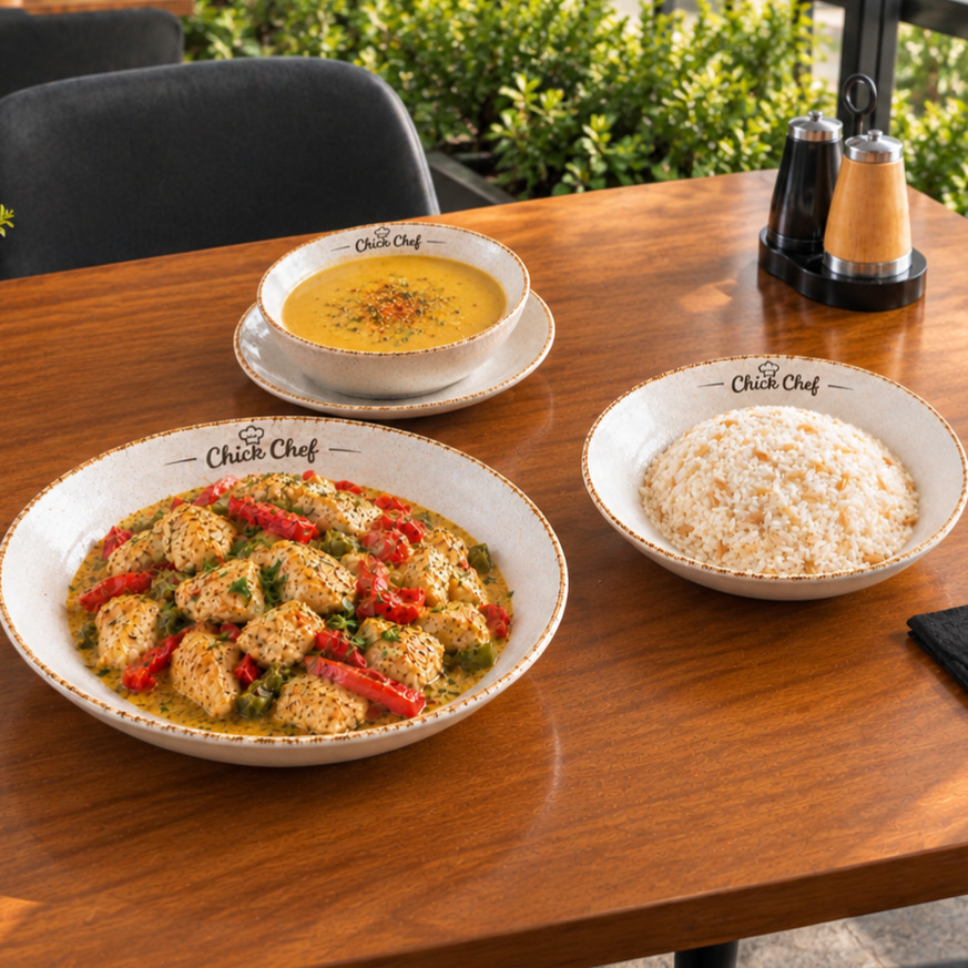 Chef’in Geleneksel Sofrası (Tavuk + Pilav + Çorba)