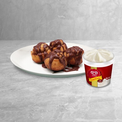 Cinnamon Roll + Algida Dondurma