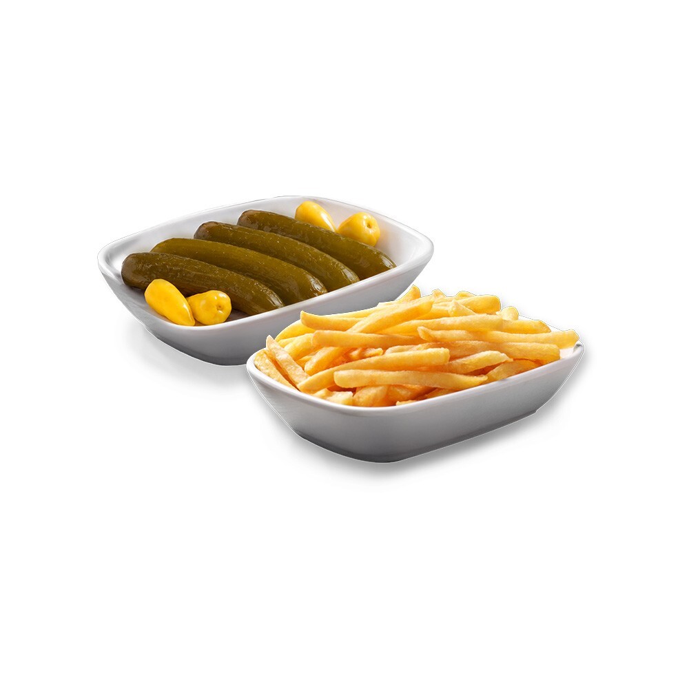 Patates Kızartması ve Turşu