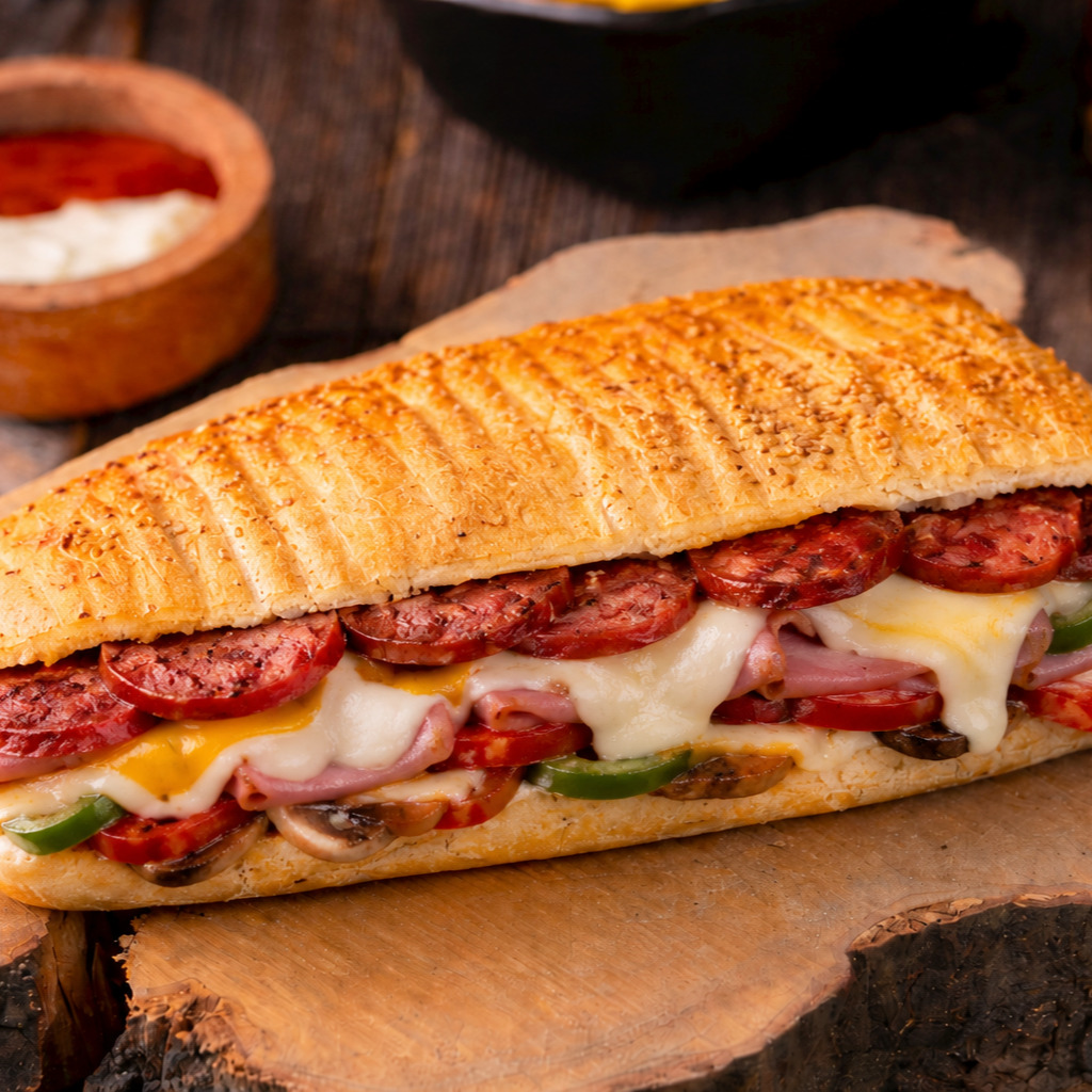 Yarım Ekmek Karışık Tost