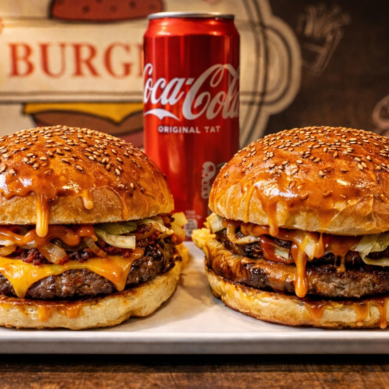 2'Li After Dinner Burger Menü