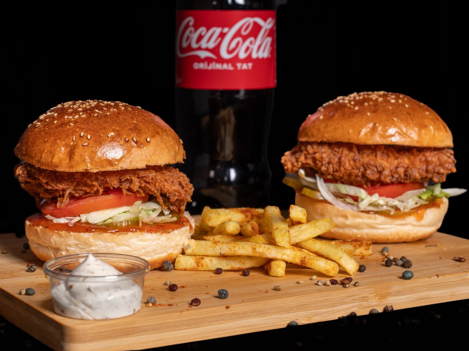 Big Chicken Burger Menü