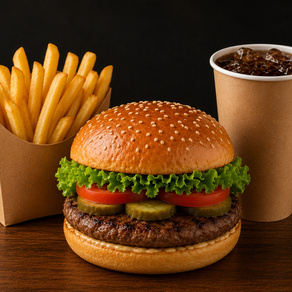 Classic Izgara Smith Burger Menü