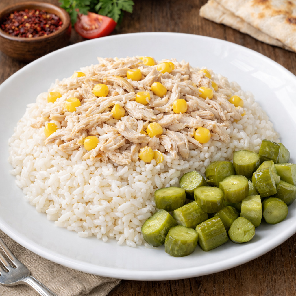 Tavuklu Mısırlı Pilav