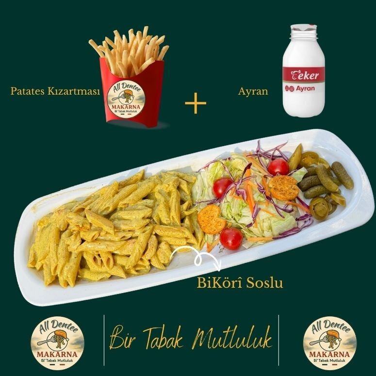 BiKörî Tavuklu + Patates + Ayran