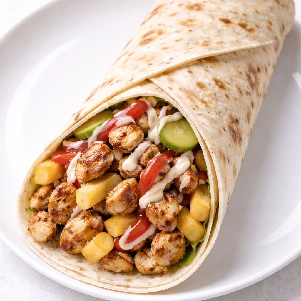 Mega Katık Tavuk Döner Dürüm