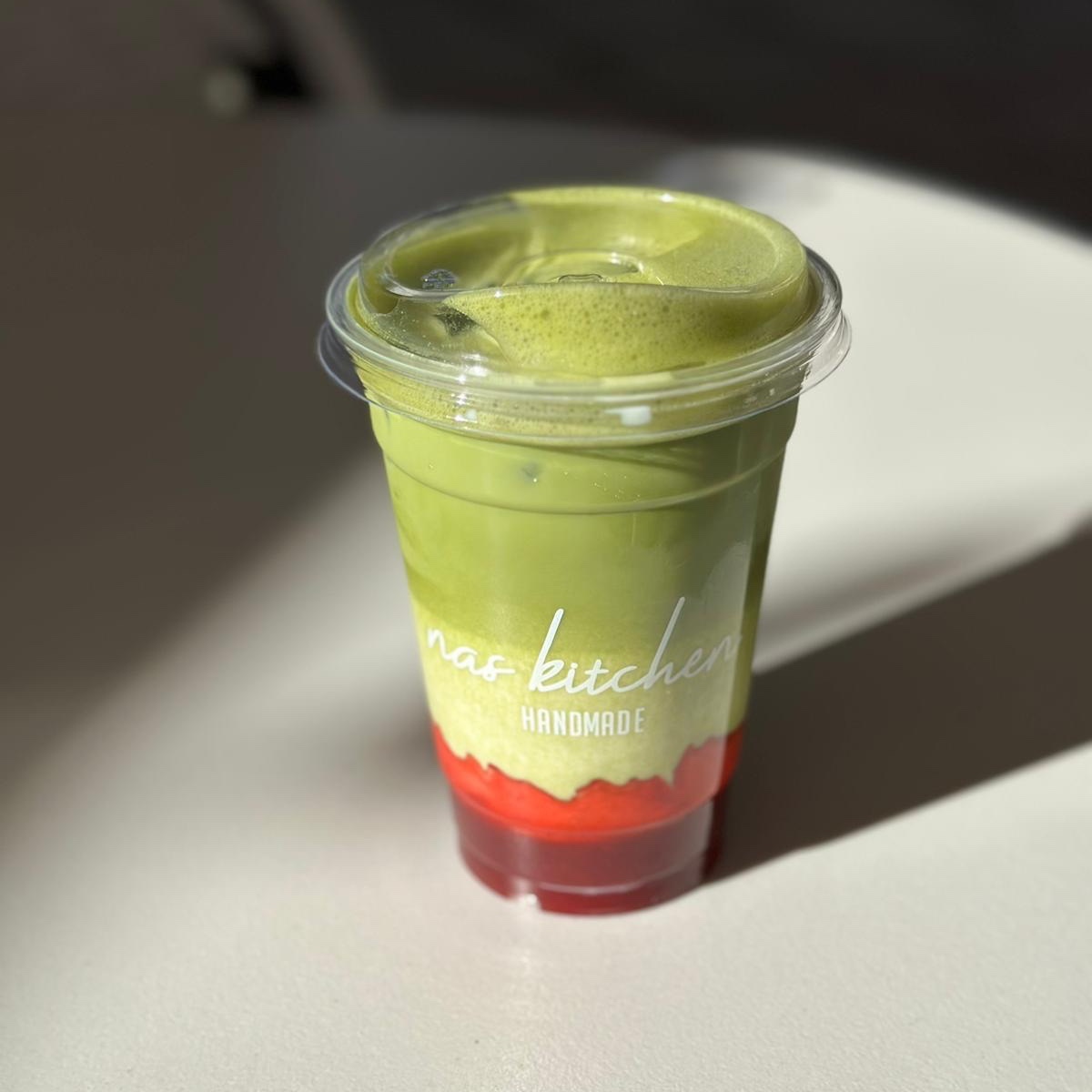 Ice Strawberry Matcha