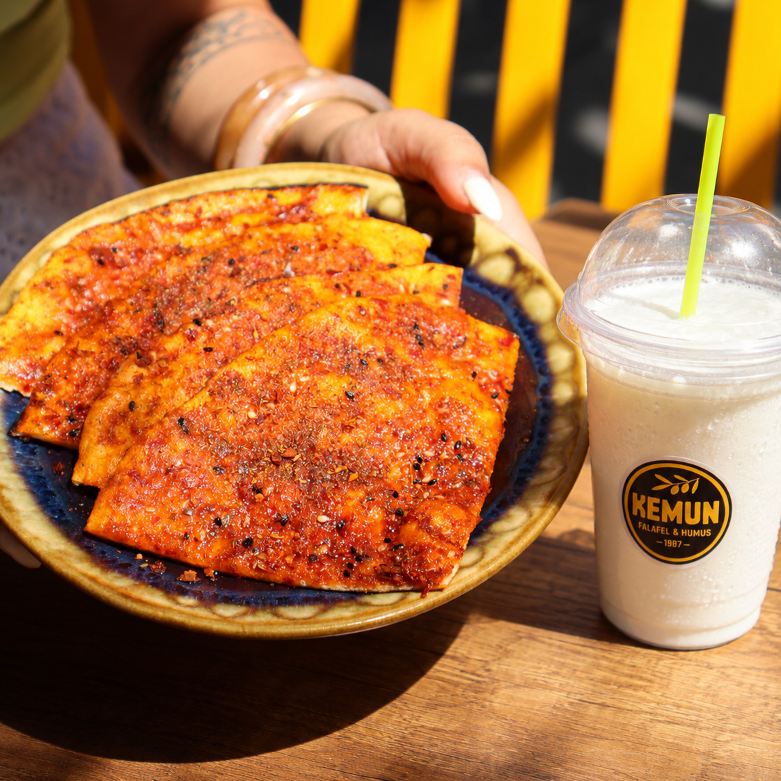 Biberli Ekmek + Yayık Ayran