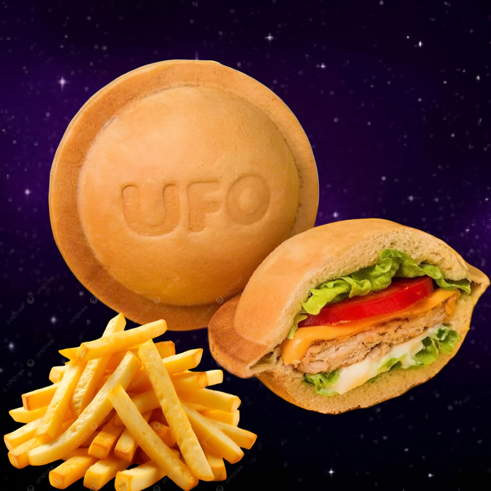 UFO Chicken Burger