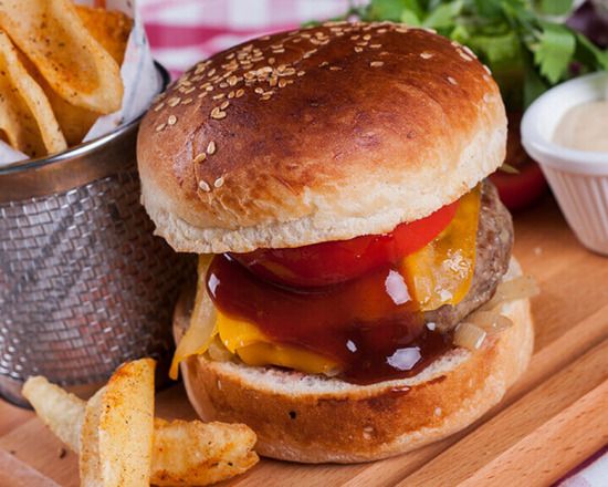 BBQ Burger Menü